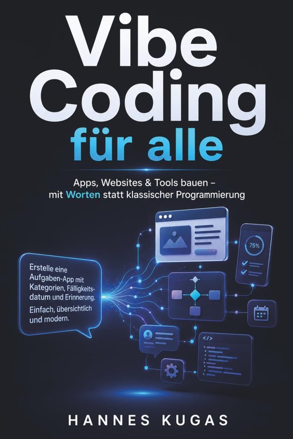 Buchcover: Vibe Coding für alle